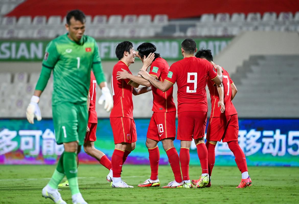 中国对越南足球比赛