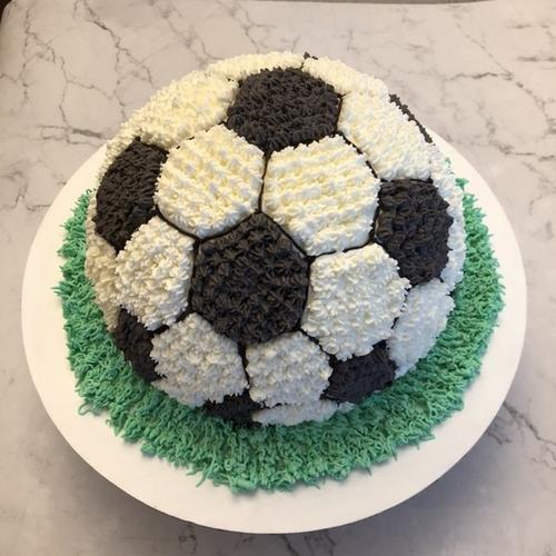西甲足球蛋糕图片